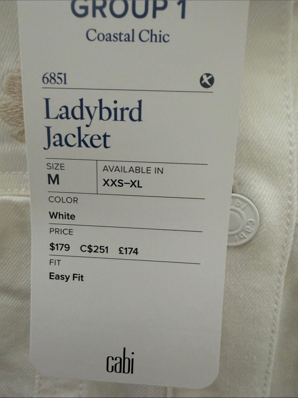 Cabi Ladybird Jacket size Medium - Picture 10 of 14